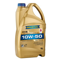 Моторно уље RAVENOL HVE 10W-50 за аутомобиле са великом километражом